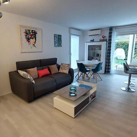 Charmant Appartement Residentiel Avec Terrasse, Jardin Privatif Et Piscine A Cannes Exteriér fotografie