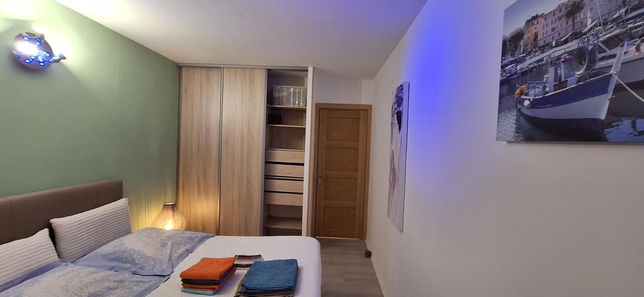 Charmant Appartement Residentiel Avec Terrasse, Jardin Privatif Et Piscine A Cannes Exteriér fotografie